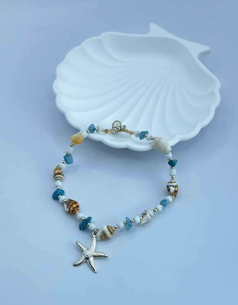 Ankle Bracelet - Blue Stone