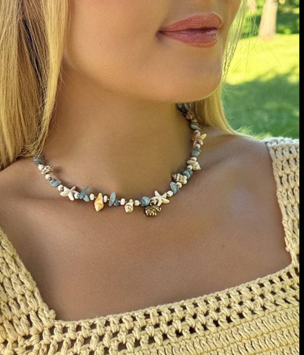 Necklace - Blue Stone