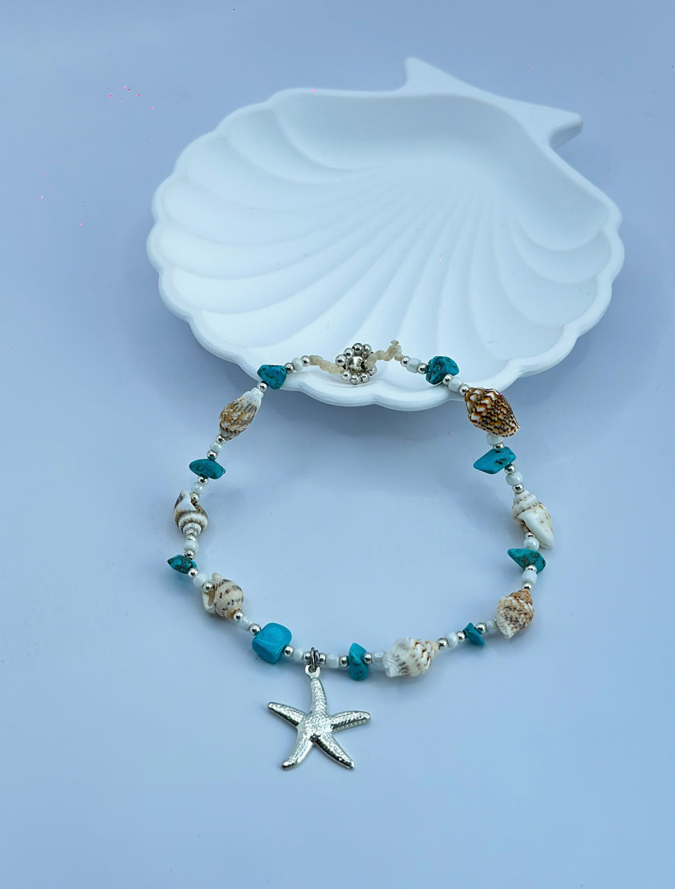 Ankle Bracelet - Blue Love