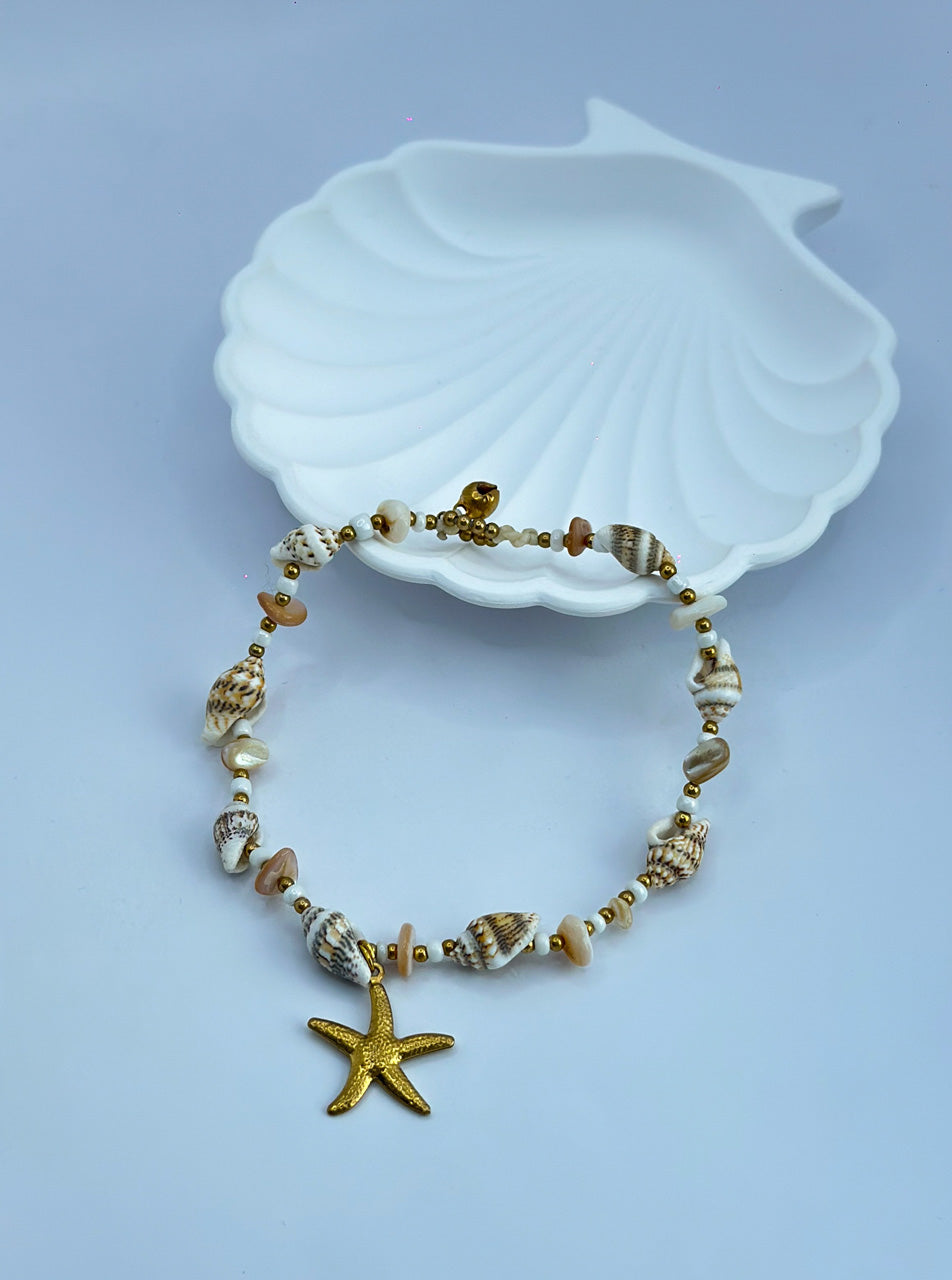 Ankle Bracelet - Sand Star