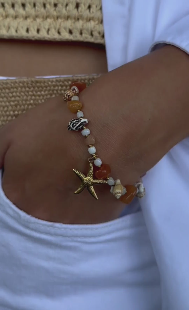 Bracelet - Orange Wave