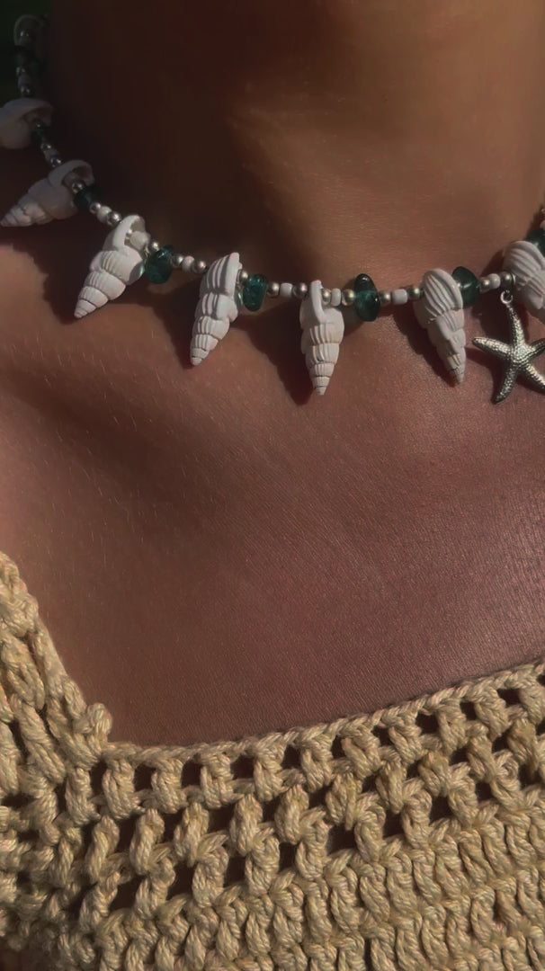 Necklace - Green Ice